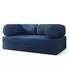Masseno ALVIO Schlafsofa Kordstoff blau (800001993921)