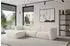 ALTDECOR MIRA-L2 Ecksofa L-Form Ottomane links, beige Bouclé, 318x179x89cm (800002004556)