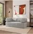 Masseno ALVIO Schlafsofa Kordstoff hellgrau (800001993916)