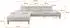 ALTDECOR Mona Ecksofa L-Form elektrisch 316x205cm hellgrau Bouclé (800002026651)
