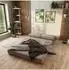 Masseno ANKO Ecksofa modular mit Schlaffunktion, beige Kordstoff, L-Form 270x160cm (800001993952)