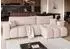 Fun Möbel Anabel Max Ecksofa mit Schlaffunktion, Stoff, creme