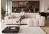Fun Möbel Anabel Max Ecksofa mit Schlaffunktion, Stoff, creme