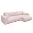 Fun Möbel Anabel Max Ecksofa mit Schlaffunktion, Stoff, creme