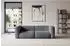 ALTDECOR MIRA-S1 modulares 2-Sitzer Sofa, Cord, dunkelgrau, 228x89x70cm