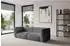 ALTDECOR MIRA-S1 modulares 2-Sitzer Sofa, Cord, dunkelgrau, 228x89x70cm