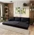 Masseno ANKO Ecksofa mit Schlaffunktion, modular, schwarz, L-Form (800001993996)