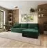 Masseno ANKO modulares Ecksofa mit Schlaffunktion, grün, L-Form 270x160cm (800001994039)
