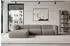 ALTDECOR MIRA-L2 Ecksofa L-Form Bouclé dunkelbraun (800002004438)