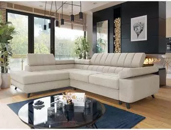 Mirjan24 Nord Premium Ecksofa L-Form, Schlaffunktion, Bettkasten (800000764165)