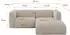 ALTDECOR MIRA-L1 Ecksofa L-Form Velours, beige, 227x179x89cm (800002004691)