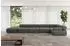 ALTDECOR Felto-L3 Ecksofa L-Form 7-Sitzer 475x190cm dunkelgrau (800001554891)