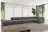 ALTDECOR Felto-L3 Ecksofa L-Form 7-Sitzer 475x190cm dunkelgrau (800001554891)