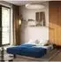 Masseno NOTIA Ecksofa mit Schlaffunktion, Kordstoff, blau (800001993889)