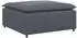 vidaXL Modulares Sofa Fußhocker-Modul 100 x 100 x 48 cm dunkelgrau (4104490)