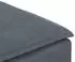 vidaXL Modulares Sofa Fußhocker-Modul 100 x 100 x 48 cm dunkelgrau (4104490)