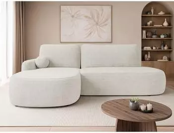 Mirjan24 Loridu O Ecksofa L-Form Schlaffunktion Chenille-Bezug (800001992961)