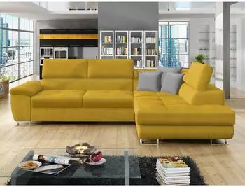 Mirjan24 Cotere Ecksofa L-Form mit Schlaffunktion und Bettkasten (800000671628)