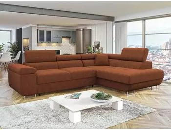 Mirjan24 Ecksofa Torezio Cord mit Schlaffunktion und Bettkasten, L-Form