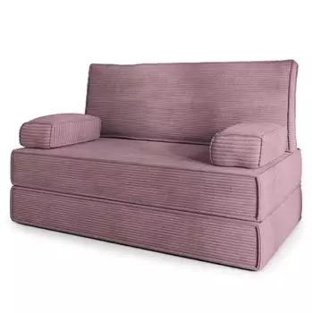 Masseno LADIA Schlafsofa Kordstoff lila (POSO 130)