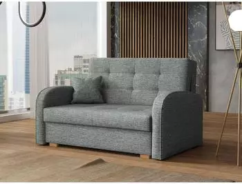 Mirjan24 Viva Gold II Schlafsofa mit Bettkasten, 2-Sitzer (Aragon 93)