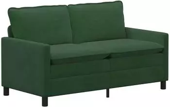 vidaXL Sofa Stoff, dschungelgr&uuml;n, 156x81x87,5cm