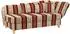 Max Winzer Selma Recamiere mit klappbarem Armteil rechts, Chenille, rot (Selma)