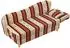 Max Winzer Selma Recamiere mit klappbarem Armteil rechts, Chenille, rot (Selma)