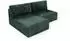 Fun Möbel NATALIA XS Ecksofa mit Schlaffunktion, Stoff Tilia, grün