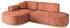 ALTDECOR MARI-L1-v1 Ecksofa L-Form, Velours, 243x171x83cm (800001931737)