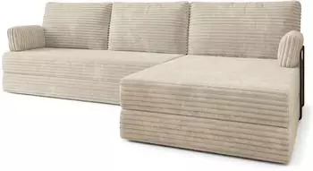 Masseno ANKO modulares Ecksofa mit Schlaffunktion, creme, L-Form (800001994022)