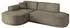 ALTDECOR MARI-L1-v3 Ecksofa L-Form Ottomane links, Velours dunkelbraun, 243x171cm (800001940767)