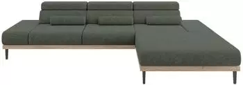 ALTDECOR Mona Ecksofa L-Form elektrisch, gr&uuml;n, 316x205x85cm (800002027149)