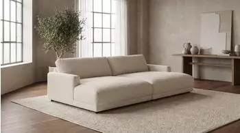 Kawola MARLIN Big Sofa Bouclé beige, 262x80x168cm (800002047901)