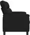 vidaXL Sofa schwarz 214x90x95cm Stoff (42040966)