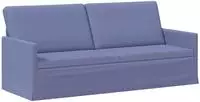 vidaXL 3-Sitzer Sofa Jeans blau 190 x 81 x 82 cm Stoff