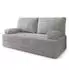 Masseno SILAR Schlafsofa Kordstoff hellgrau (TILIA 86)