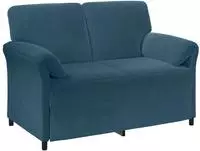 vidaXL 2-Sitzer Sofa Blau 138 x 83 x 95 cm Samt