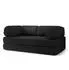 Masseno EIREN Schlafsofa Schaumstoff Bouclé-Stoff schwarz (800001993805)