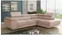 Sofnet Caris Ecksofa Cord mit Schlaffunktion, Bettkasten & Kopfstützen, rosa (Poso 052)
