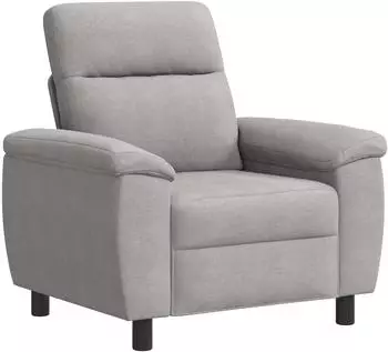 vidaXL Sofa wolkengrau, Stoff, 95x90x95cm