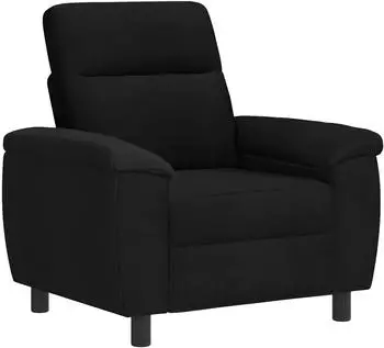 vidaXL Sofa schwarz 95x90x95cm Stoff