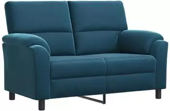 vidaXL Sofa blau 154x85x93cm Samt