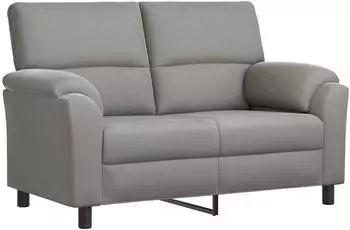 vidaXL Sofa hellgrau 154x85x93cm Samt