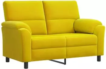 vidaXL Sofa gelb 154x85x93cm Samt