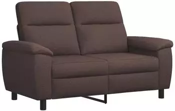 vidaXL Sofa dunkelbraun, Stoff, 158x90x95cm