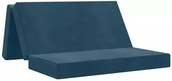 vidaXL Klappsofa 120x67x45cm blau