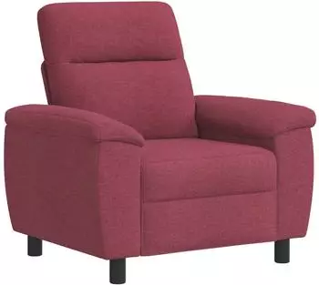 vidaXL Sofa weinrot 95x90x95cm Stoff