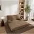 Masseno LADIA Schlafsofa Kordstoff beige (TILIA 17)