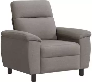vidaXL Sofa taupe 95x90x95cm Stoff